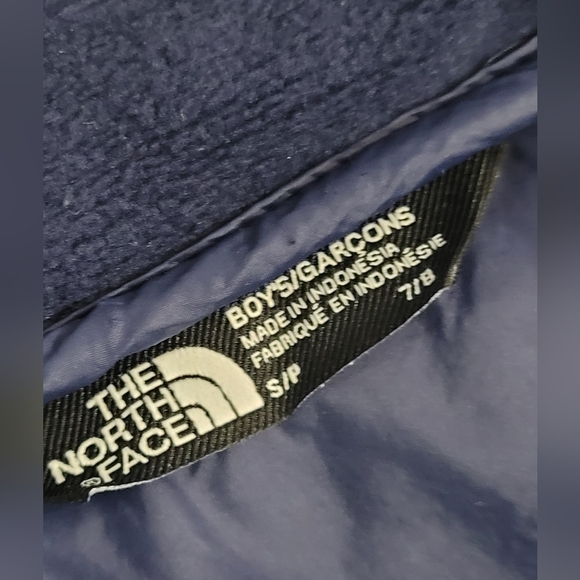 NORTHFACE SIZE 7/8 Puffer Jacket Navy - Picture 10 of 10